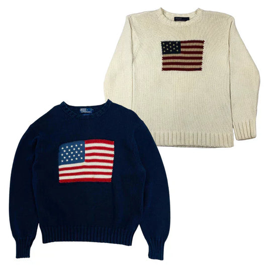 RALPH LAUREN FLAG KNITWEAR